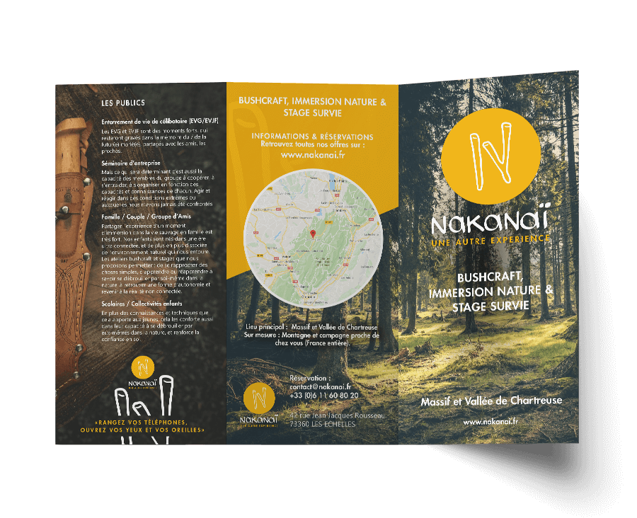 Création dépliant Grenoble