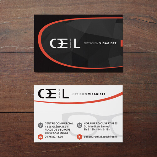 Création carte de visite Grenoble