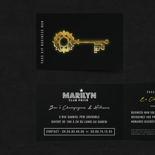 Création carte de visite Lyon