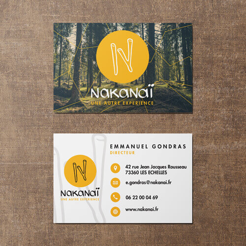 Création carte de visite Grenoble