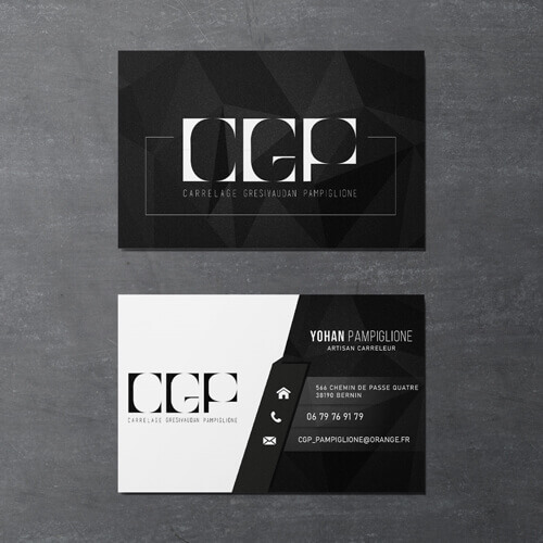 Création carte de visite Grenoble