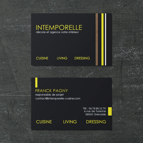 Création carte de visite Grenoble