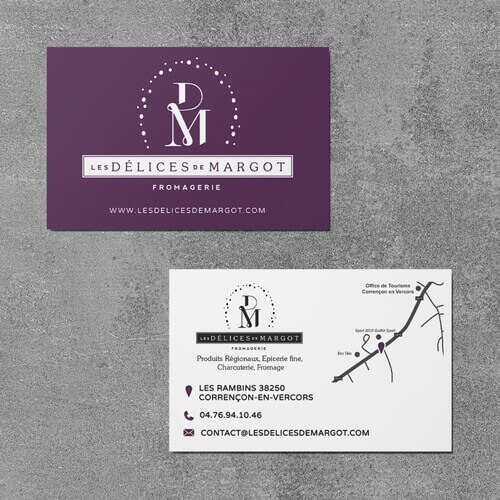 Création carte de visite Grenoble