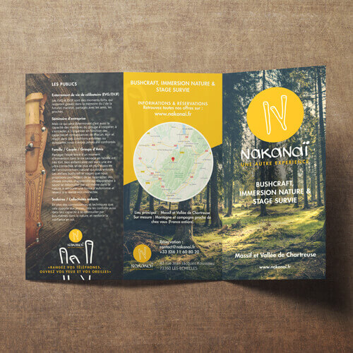 Création dépliant Grenoble