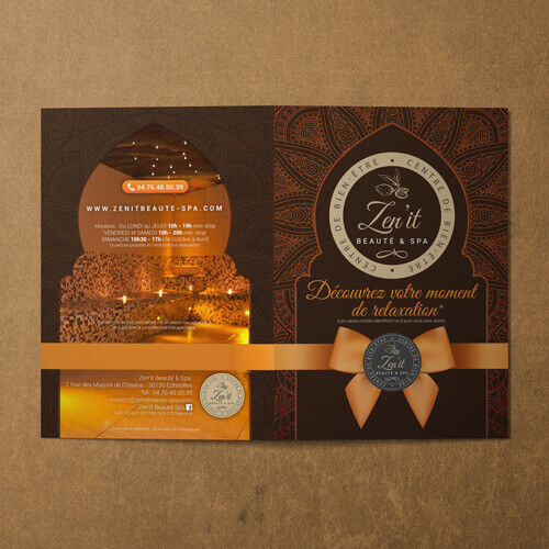 Création dépliant Grenoble