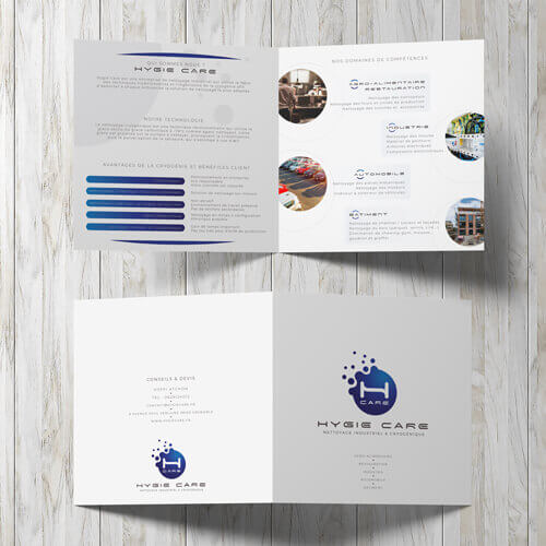 Création dépliant Grenoble