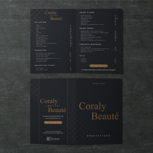 Création dépliant Grenoble