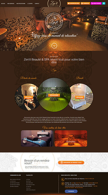 Exemple création site e-commerce Grenoble