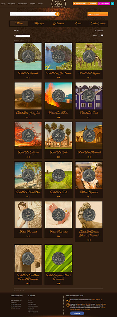 Exemple création site e-commerce Grenoble