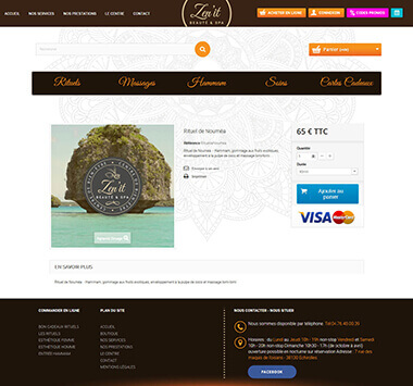Exemple création site e-commerce Grenoble