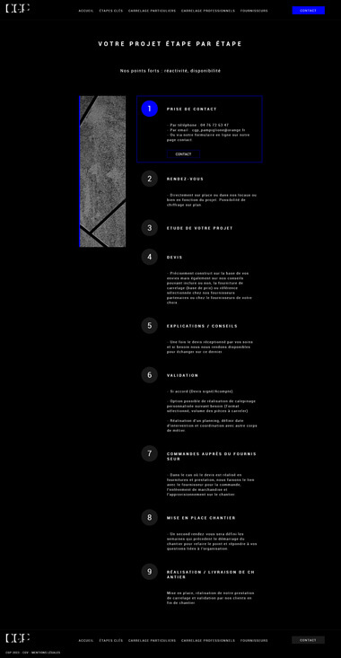 Exemple création site internet Grenoble