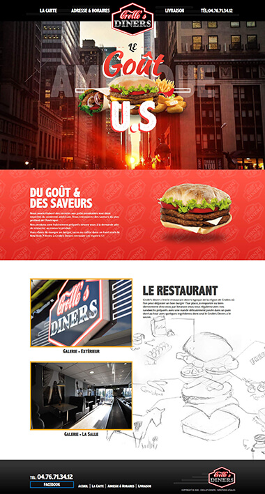 Exemple création site internet Grenoble