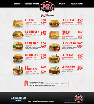 Exemple création site internet Grenoble