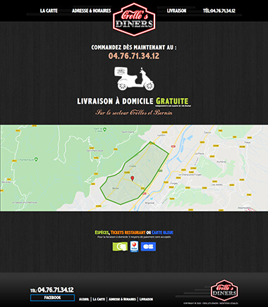 Exemple création site internet Grenoble