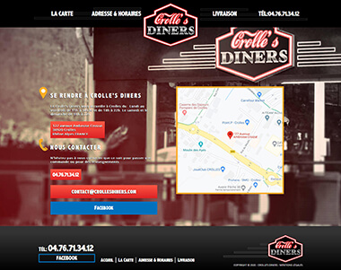 Exemple création site internet Grenoble