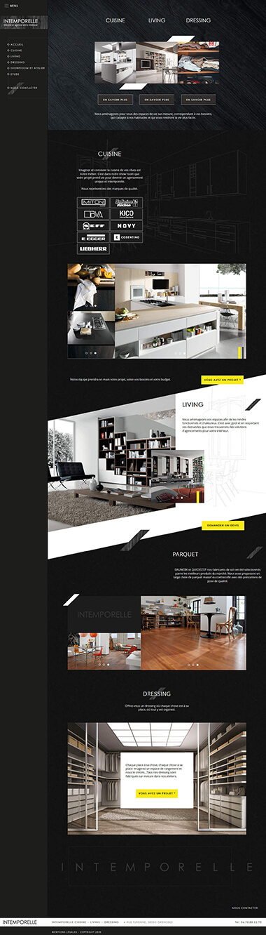 Exemple création site internet Grenoble