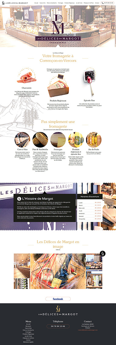 Exemple création site internet Grenoble