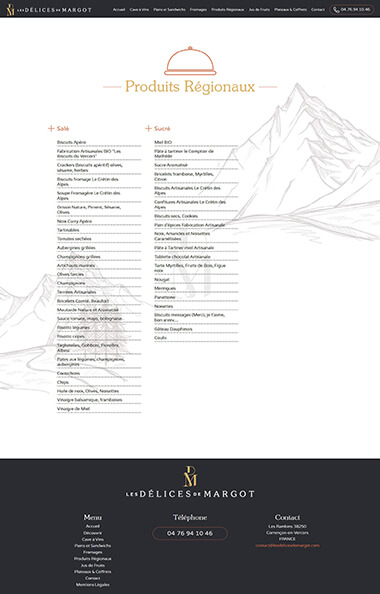 Exemple création site internet Grenoble