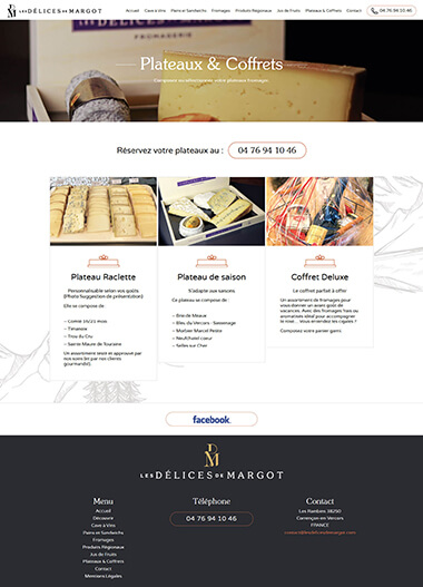 Exemple création site internet Grenoble