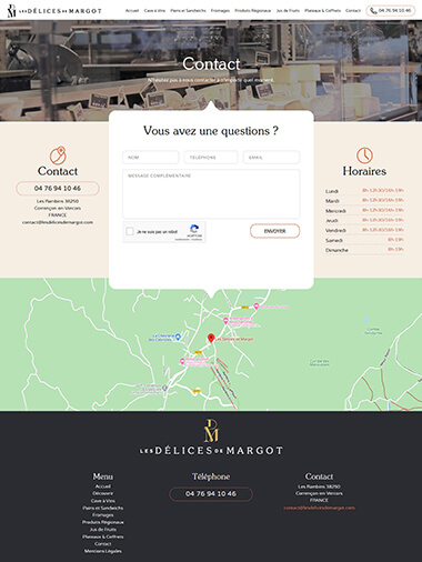 Exemple création site internet Grenoble