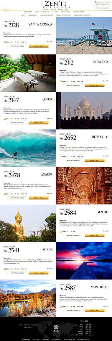 Exemple création site internet Lyon