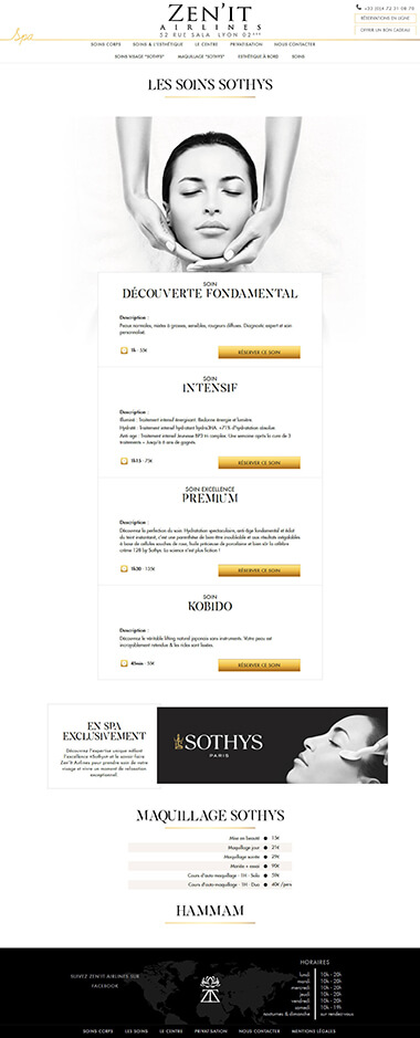 Exemple création site internet Lyon