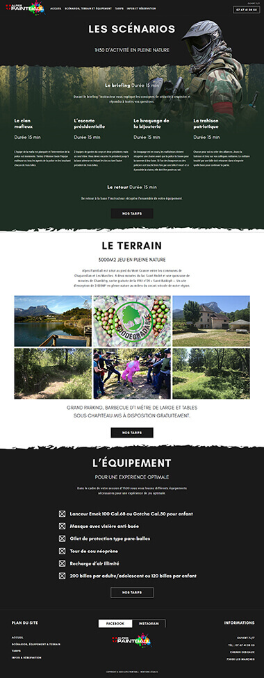 Exemple création site Wordpress Grenoble