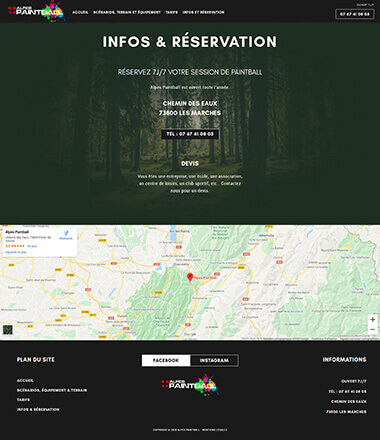 Exemple création site Wordpress Grenoble